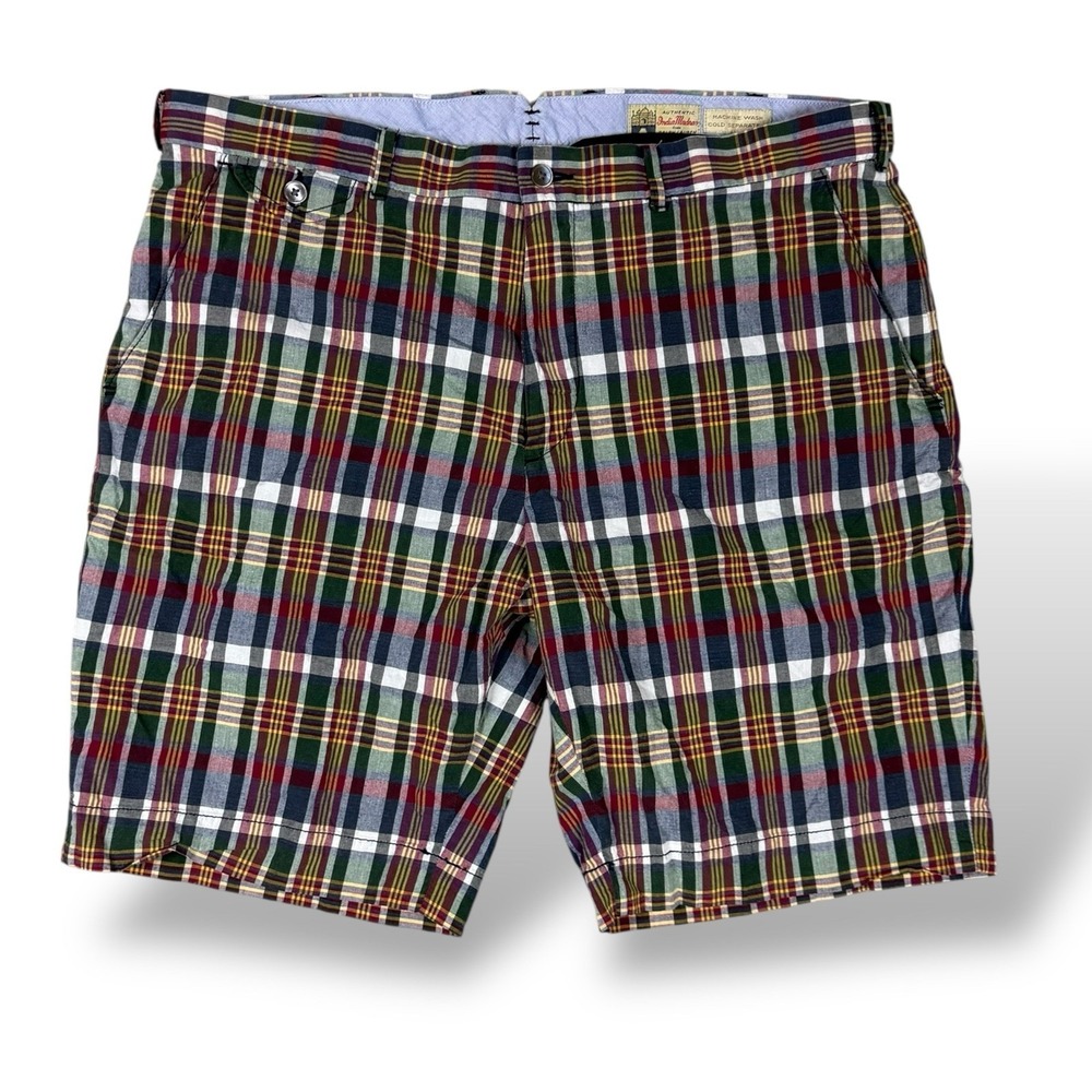 Polo Ralph Lauren Authentic India Madras Plaid Shorts Men's 38 Preppy Casual GUC